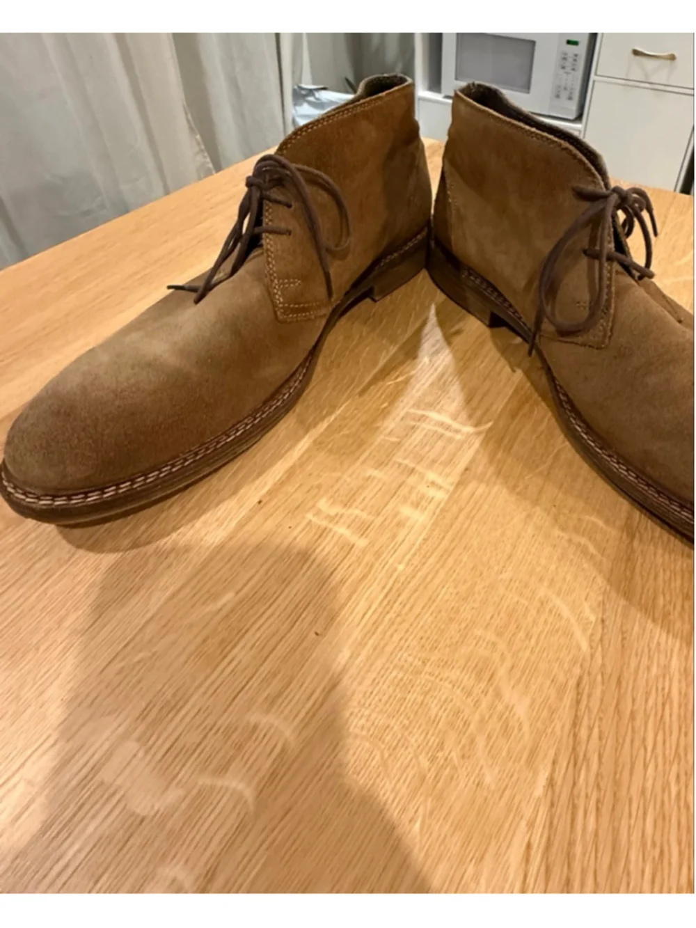Men's Alfani Brown Suede Chukka Boots Size 11